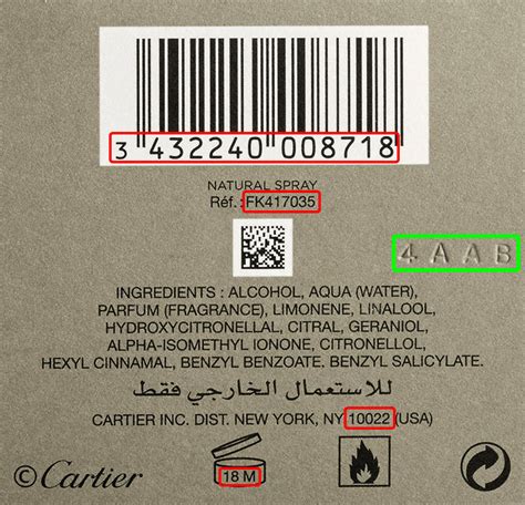 check perfume batch code